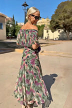 Helena - Elegante vestido largo de fiesta con escote en V