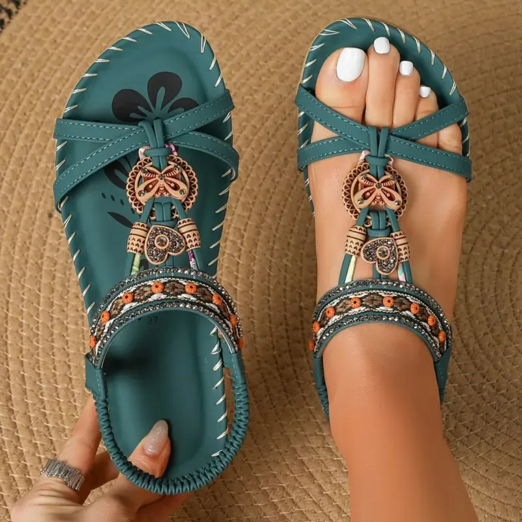 Nadia – Sandalias ortopédicas estilo Ibiza: comodidad y elegancia