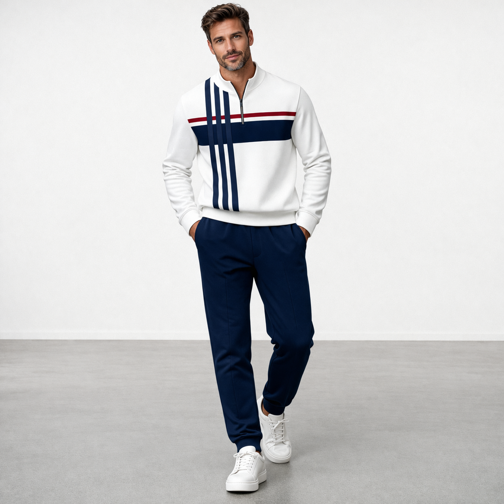 Juan - Conjunto para hombre: jersey y pantalón con estampado