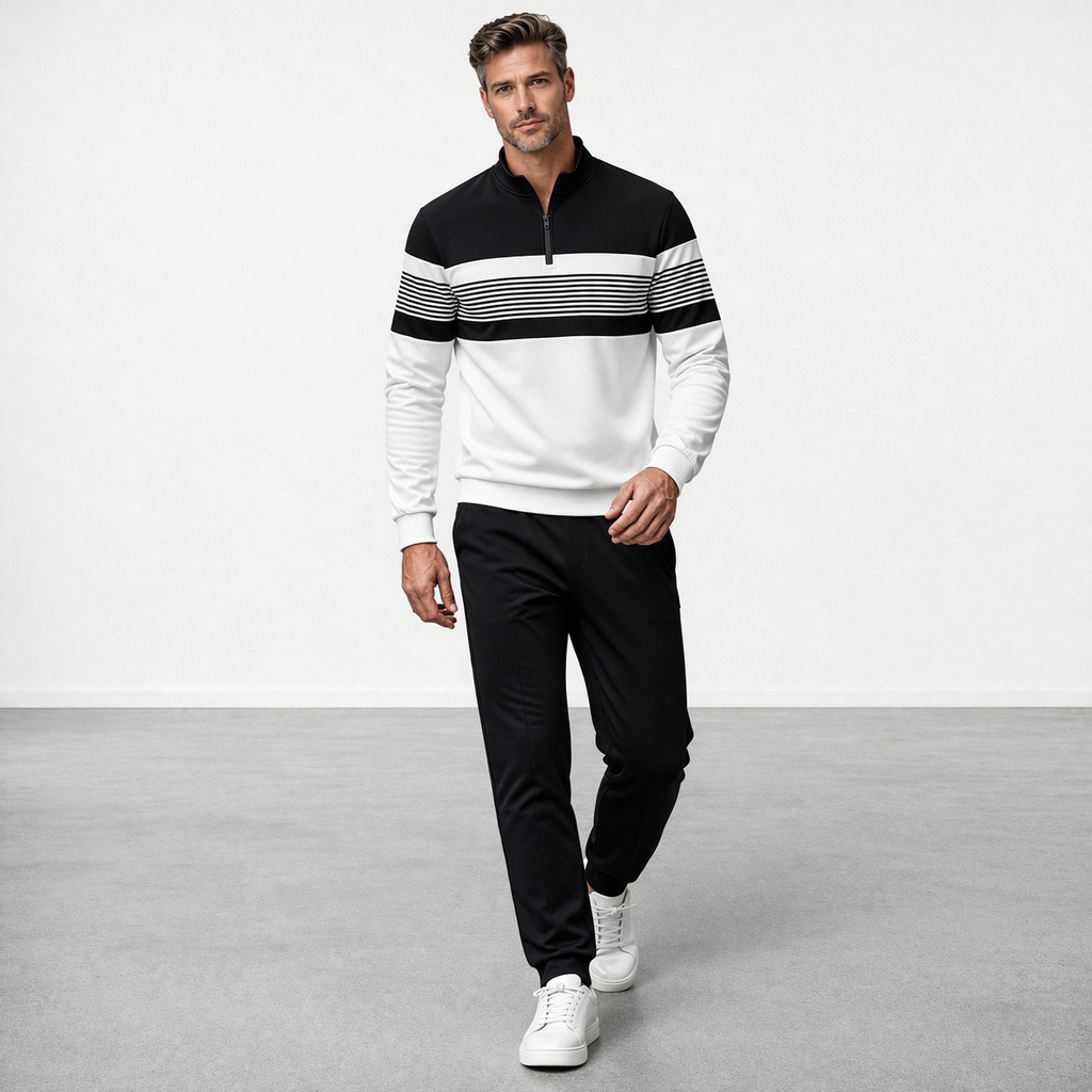 Juan - Conjunto para hombre: jersey y pantalón con estampado