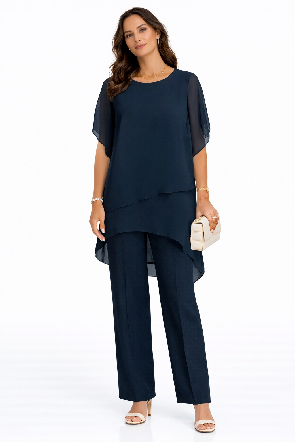 Angela - Conjunto top y pantalon