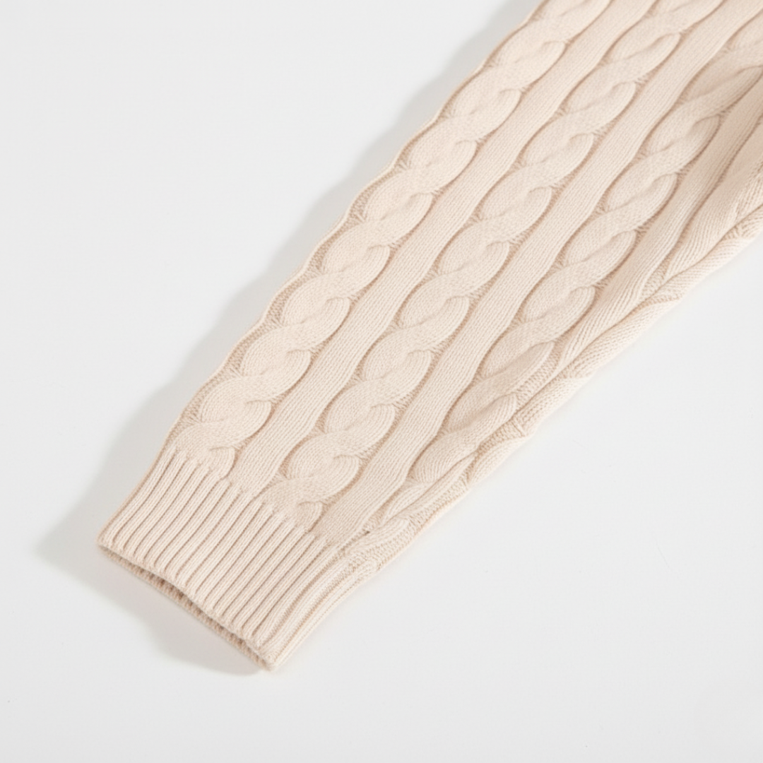 Jersey con media cremallera