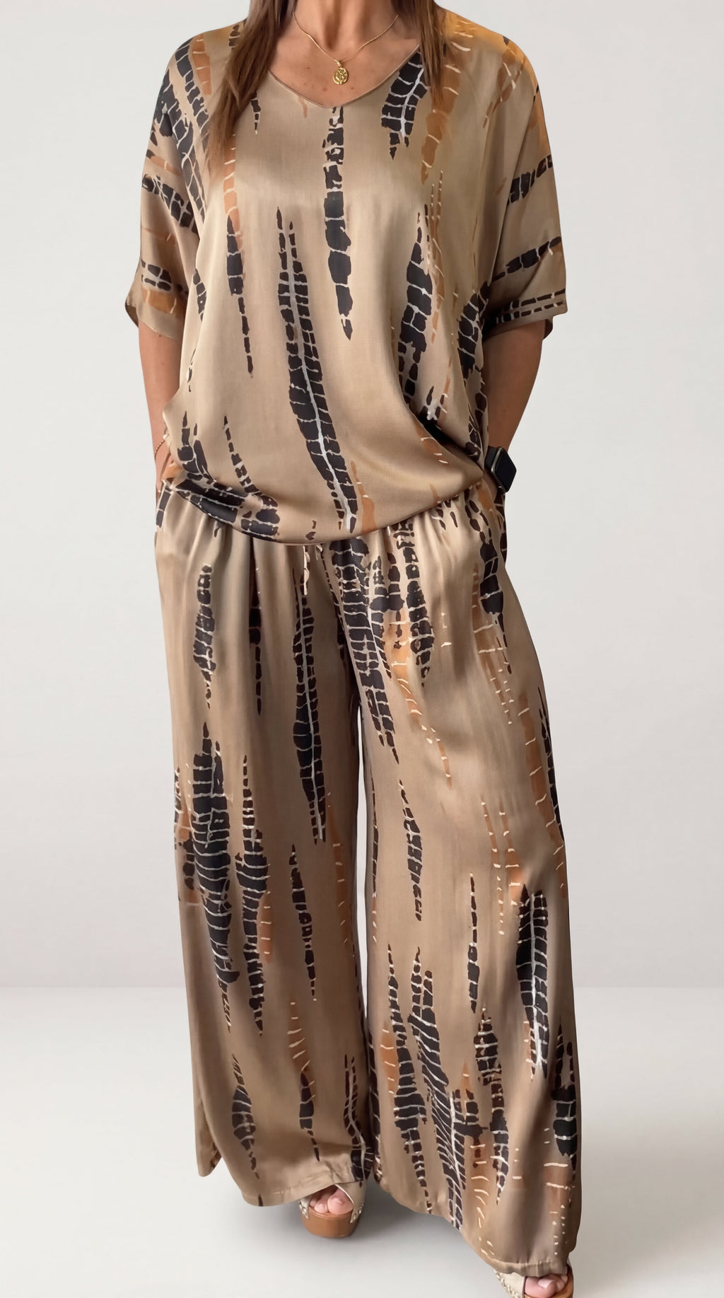 MARIA – Conjunto estampado de dos piezas
