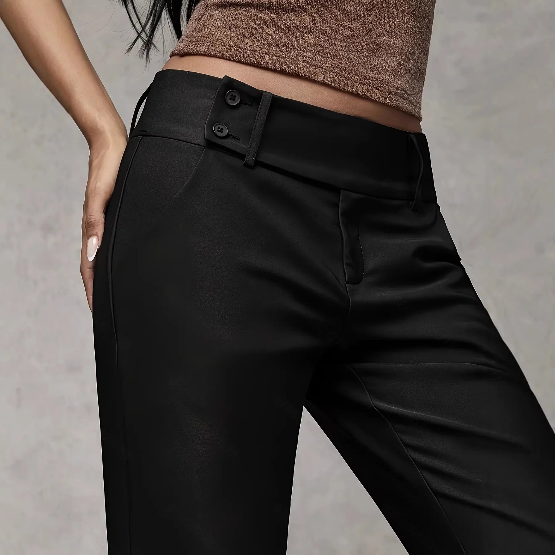 Pantalones Marina™ de confección de primera calidad con un elegante corte recto