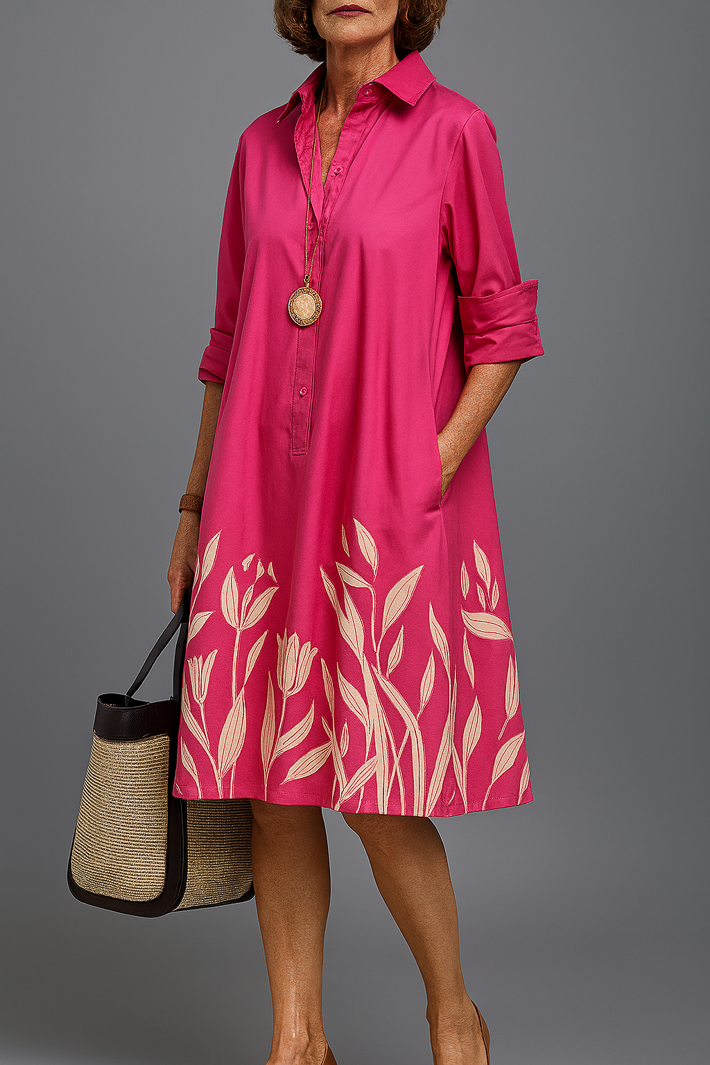 Yaiza | Elegante vestido midi