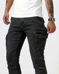 Pantalón Cargo Marino Elástico