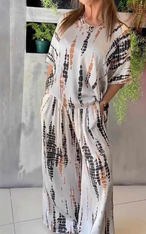 MARIA – Conjunto estampado de dos piezas