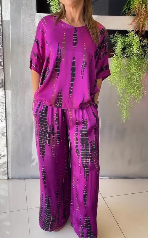 MARIA – Conjunto estampado de dos piezas
