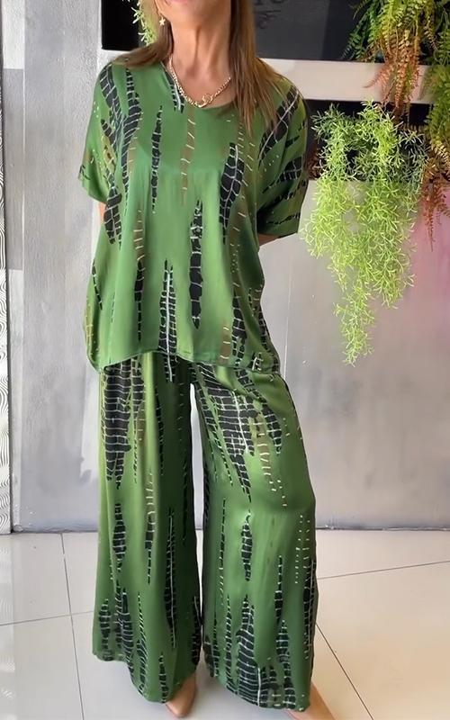 MARIA – Conjunto estampado de dos piezas