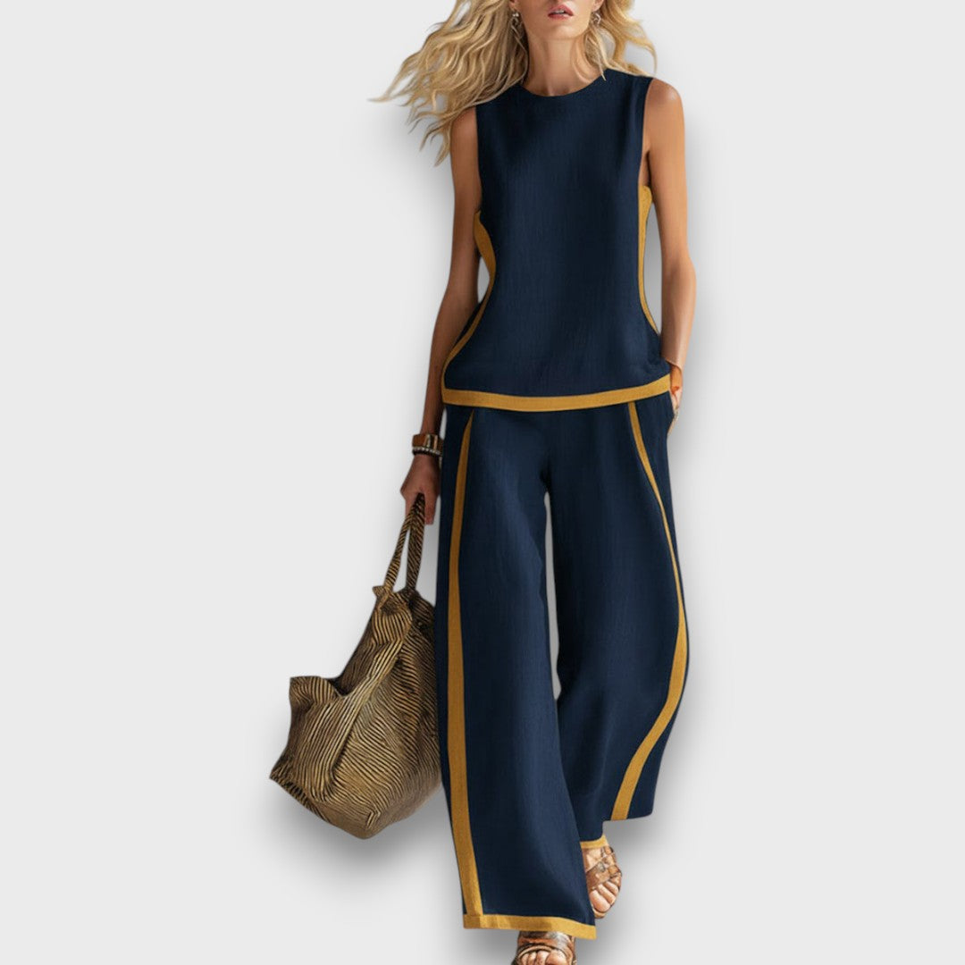 IRENE | CONJUNTO DE LINO DE DOS PIEZAS