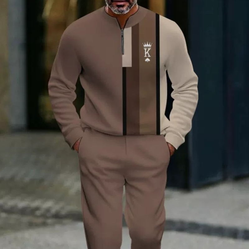 Jersey y pantalones con estampado gráfico