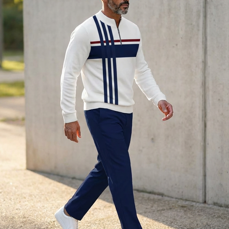 Jersey y pantalones con estampado gráfico