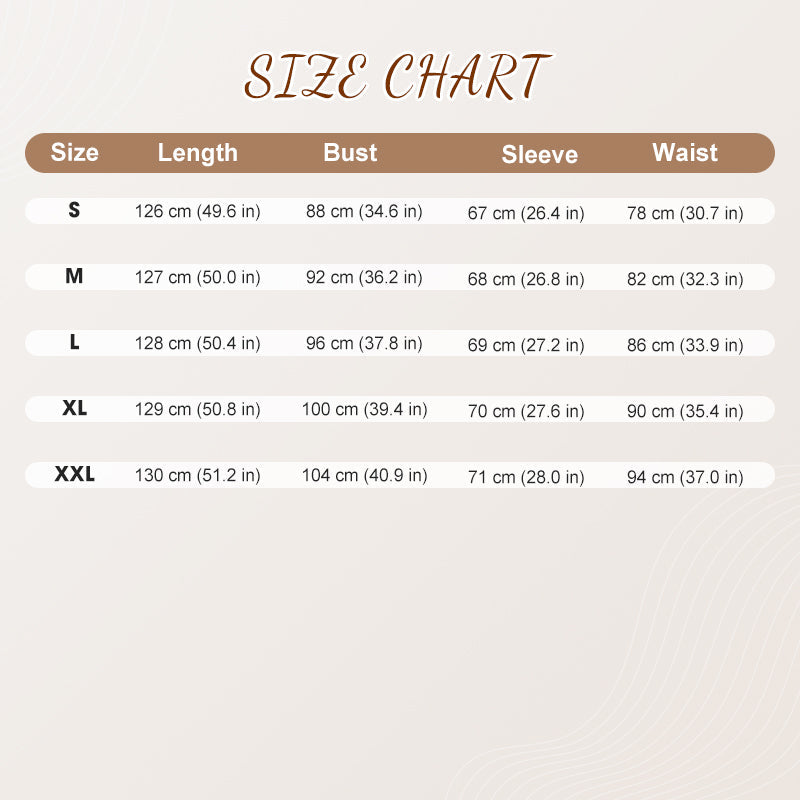 Vestido largo con mangas largas y cuello en V